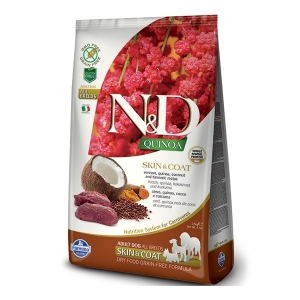 N&D GF Quinoa DOG Skin&Coat Venison & Coconut 2,5g
